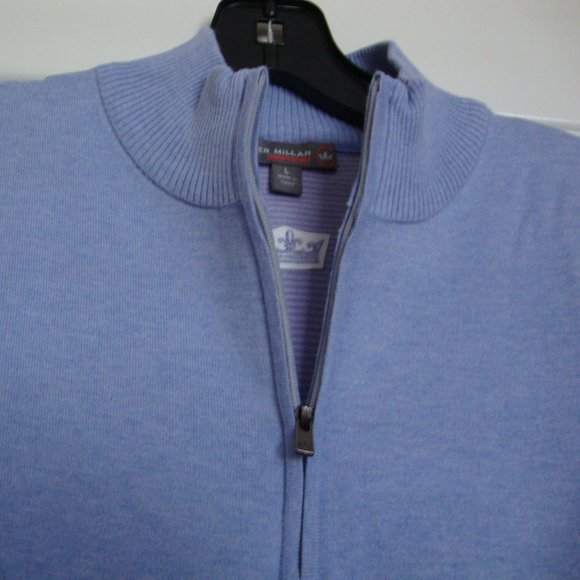 Peter Millar Sweaters Mens Purple Quarter Zip Vest Poshmark
